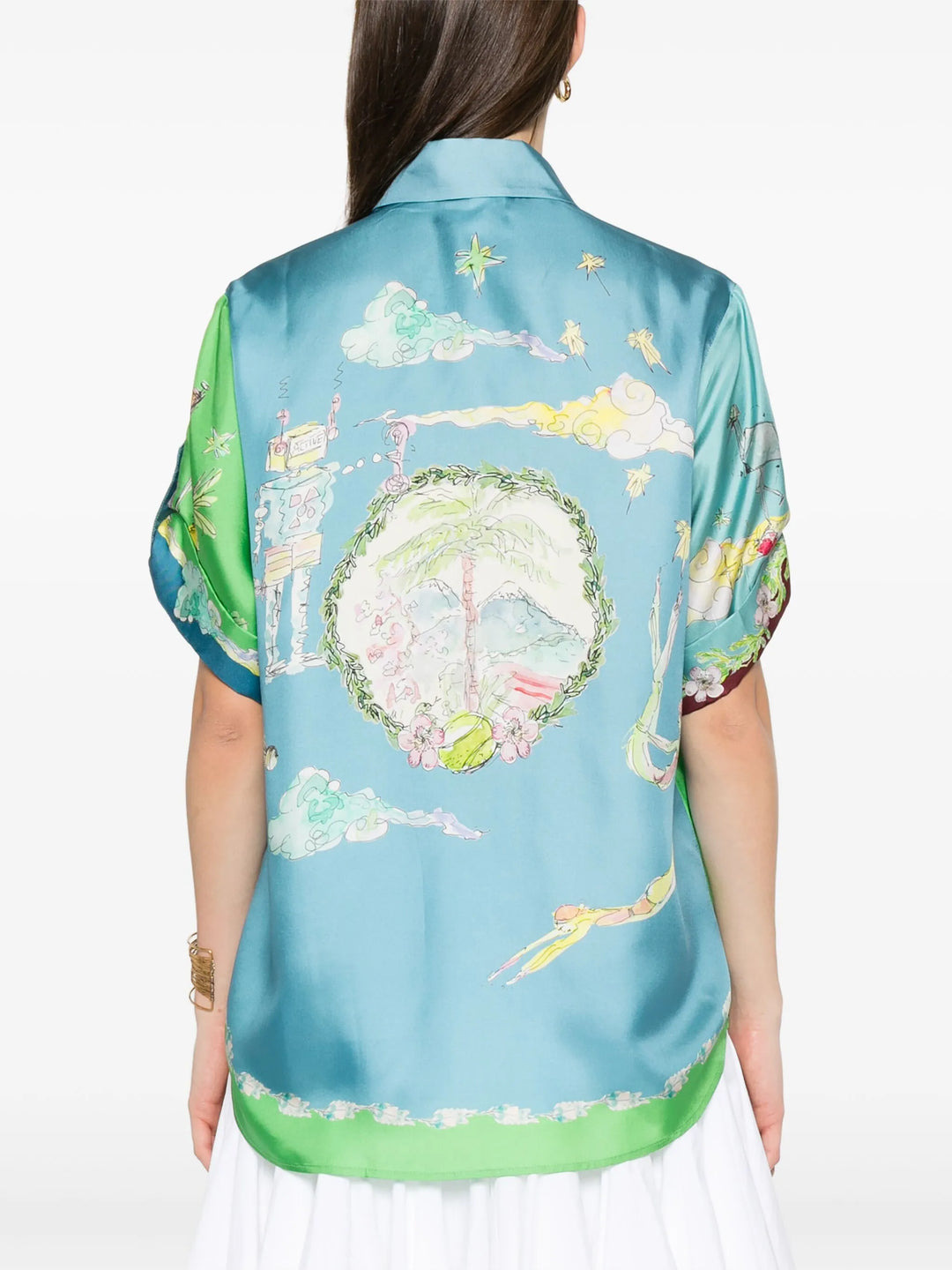 Daria Silk Shirt - 4