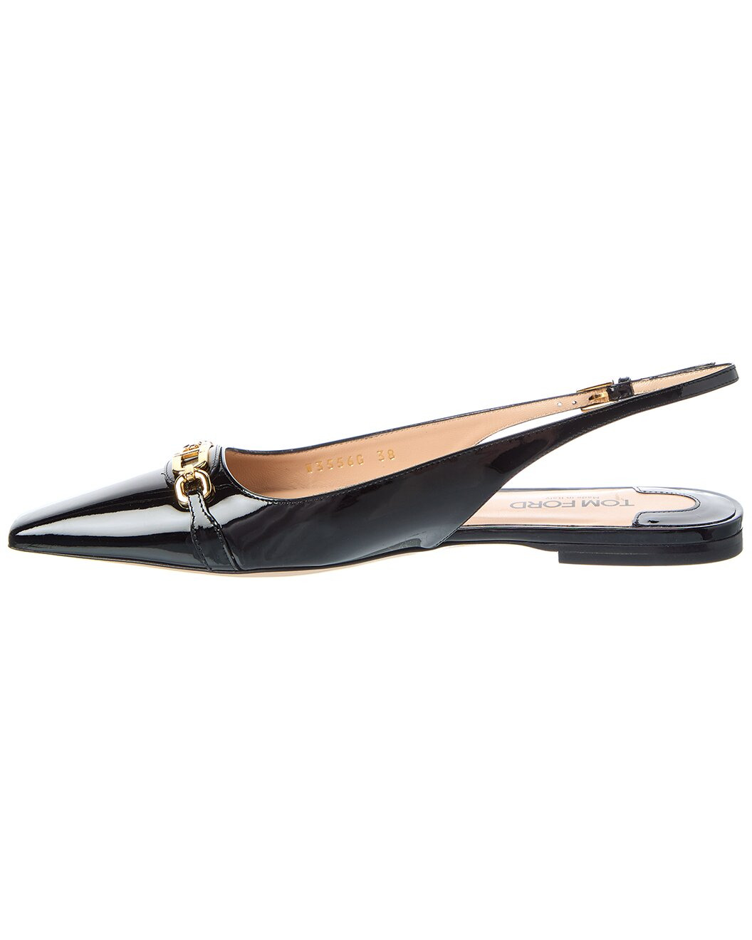 Tom Ford Whitny Patent Slingback Ballerina Flat - 2
