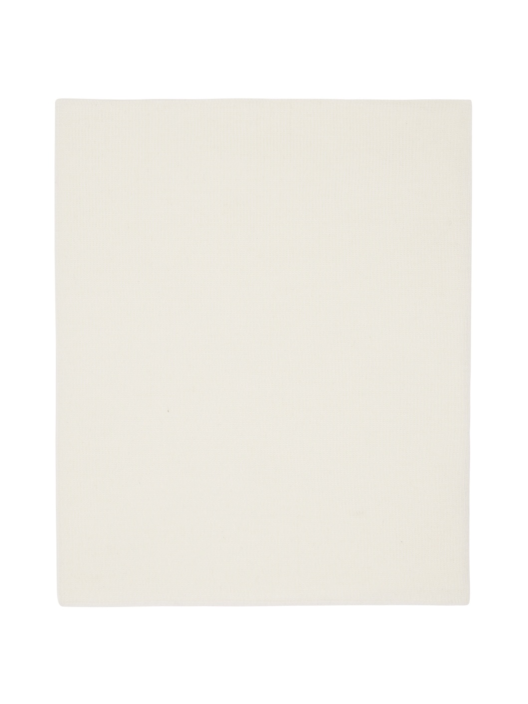 Off-White Merino Wool Neck Warmer - 2