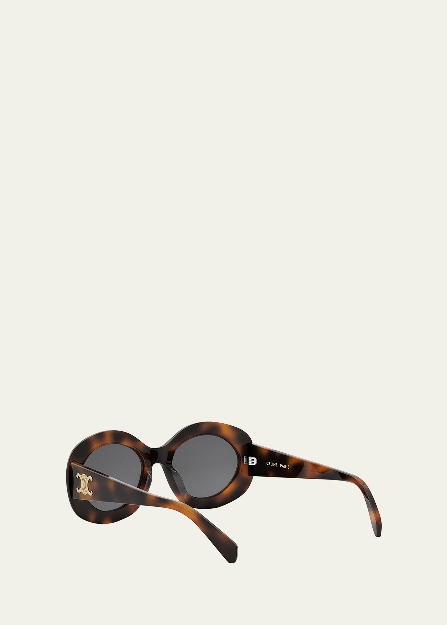Triomphe Round Acetate Sunglasses - 4