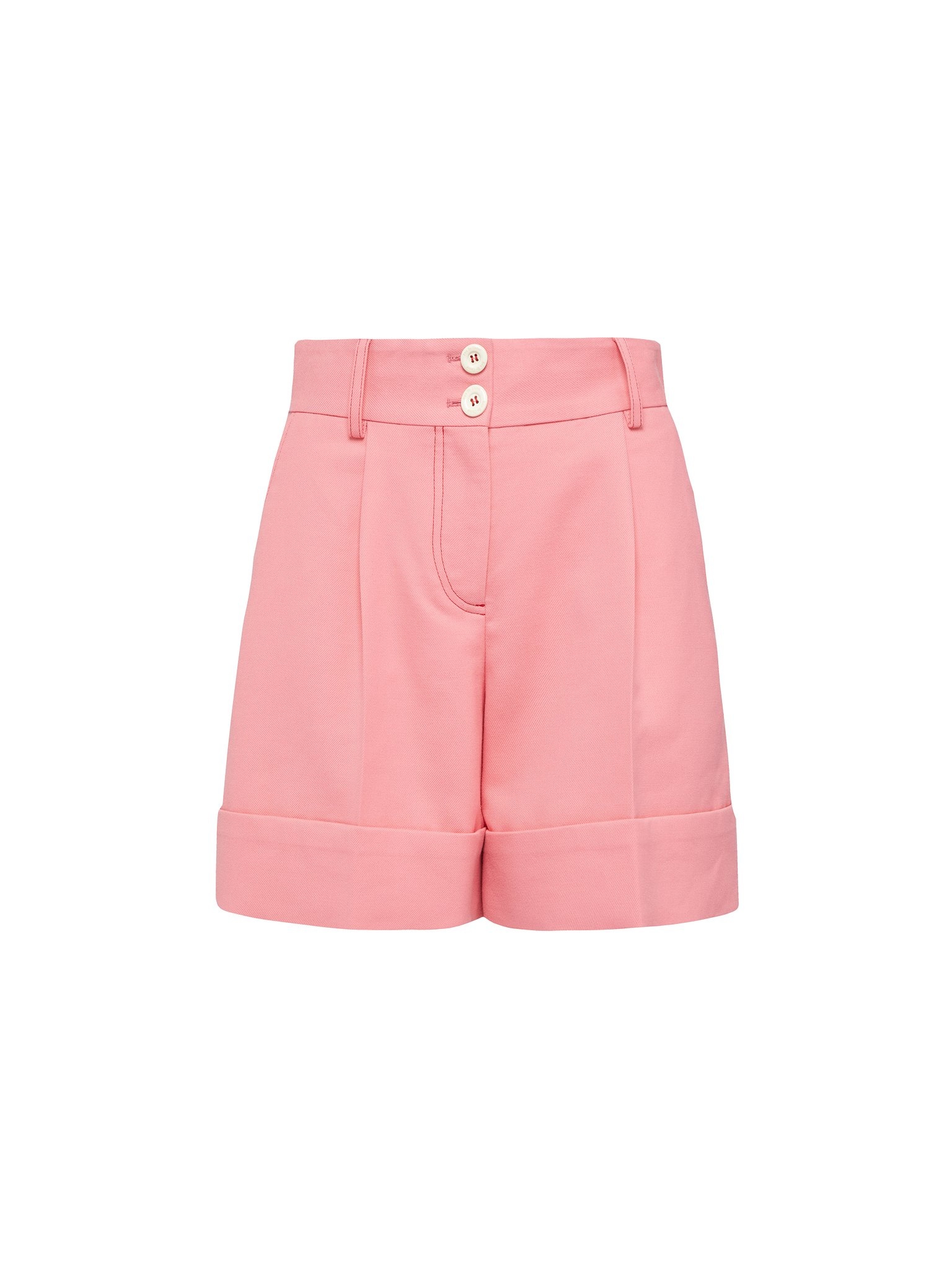 CUFFED BERMUDA SHORTS - 1