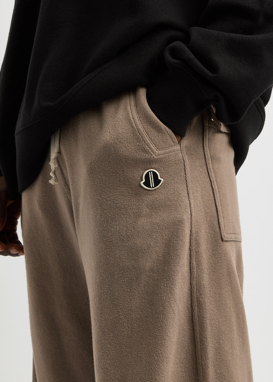 Rick Owens X Moncler Belas Wide-leg Cotton Sweatpants - 5
