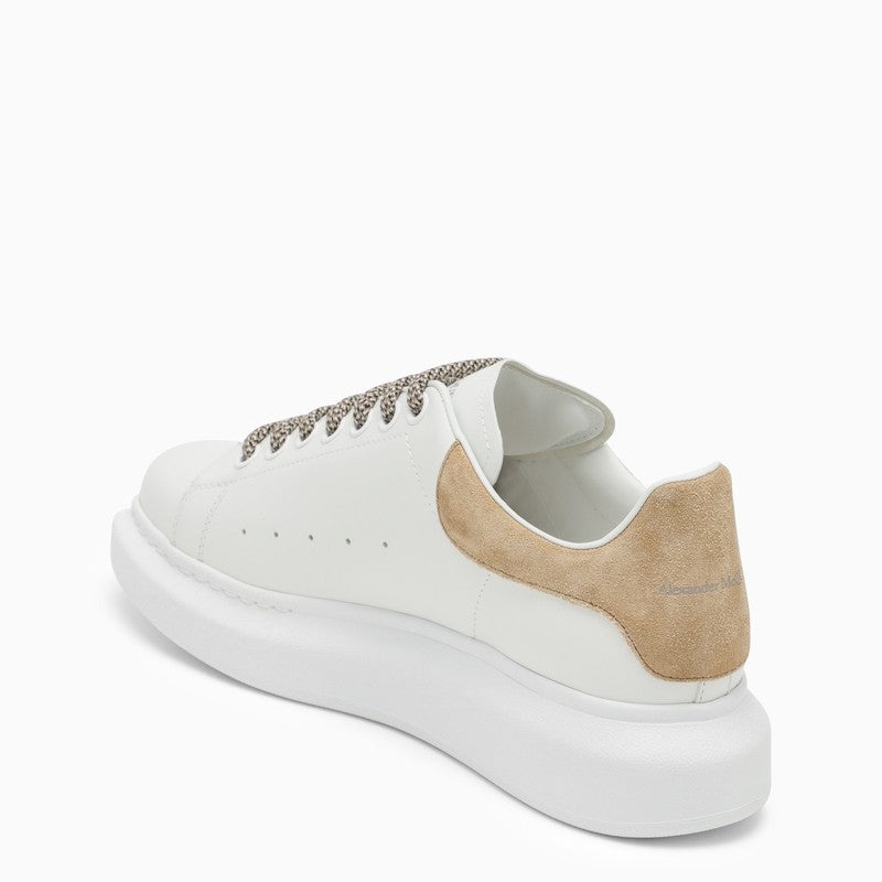 Alexander Mcqueen White And Camel Oversize Sneaker Women - 4