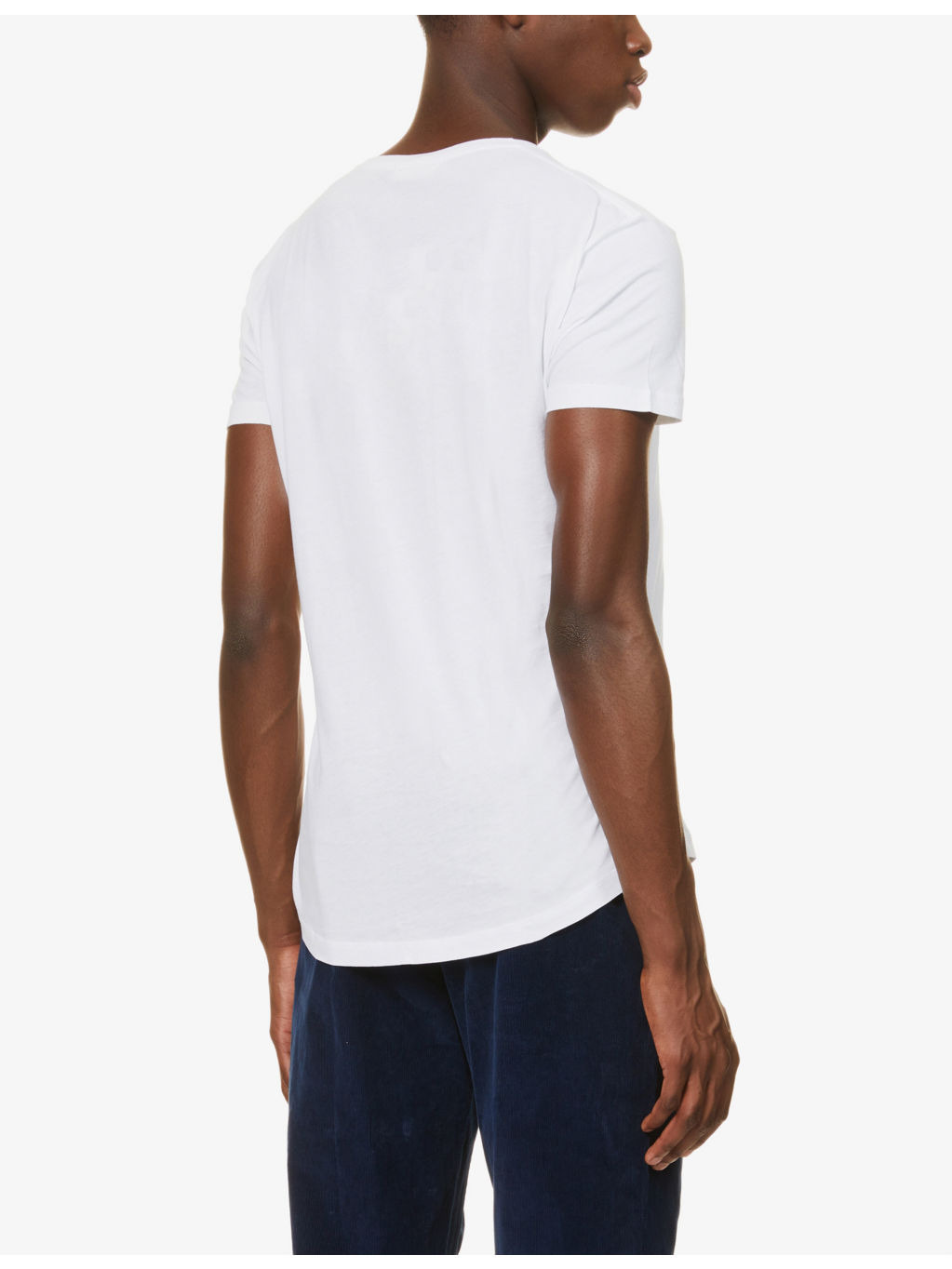 Sammy marled crewneck cotton-jersey T-shirt - 4