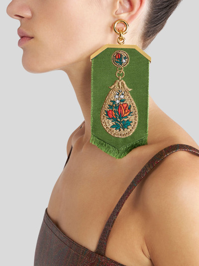 Etro EMBROIDERED PENDANT EARRINGS outlook