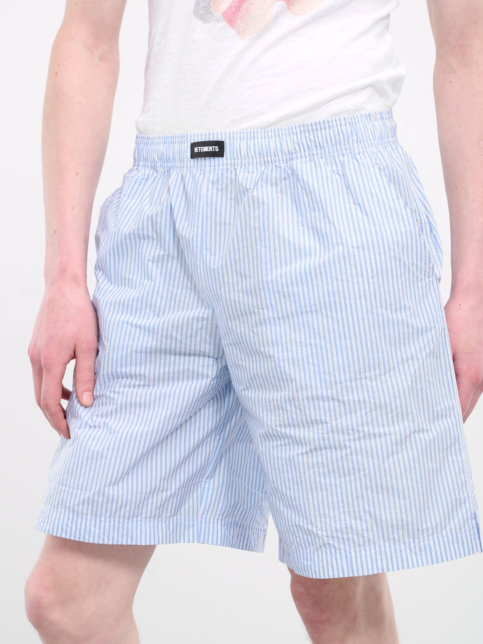 Paper Poplin Tailored Shorts - 4