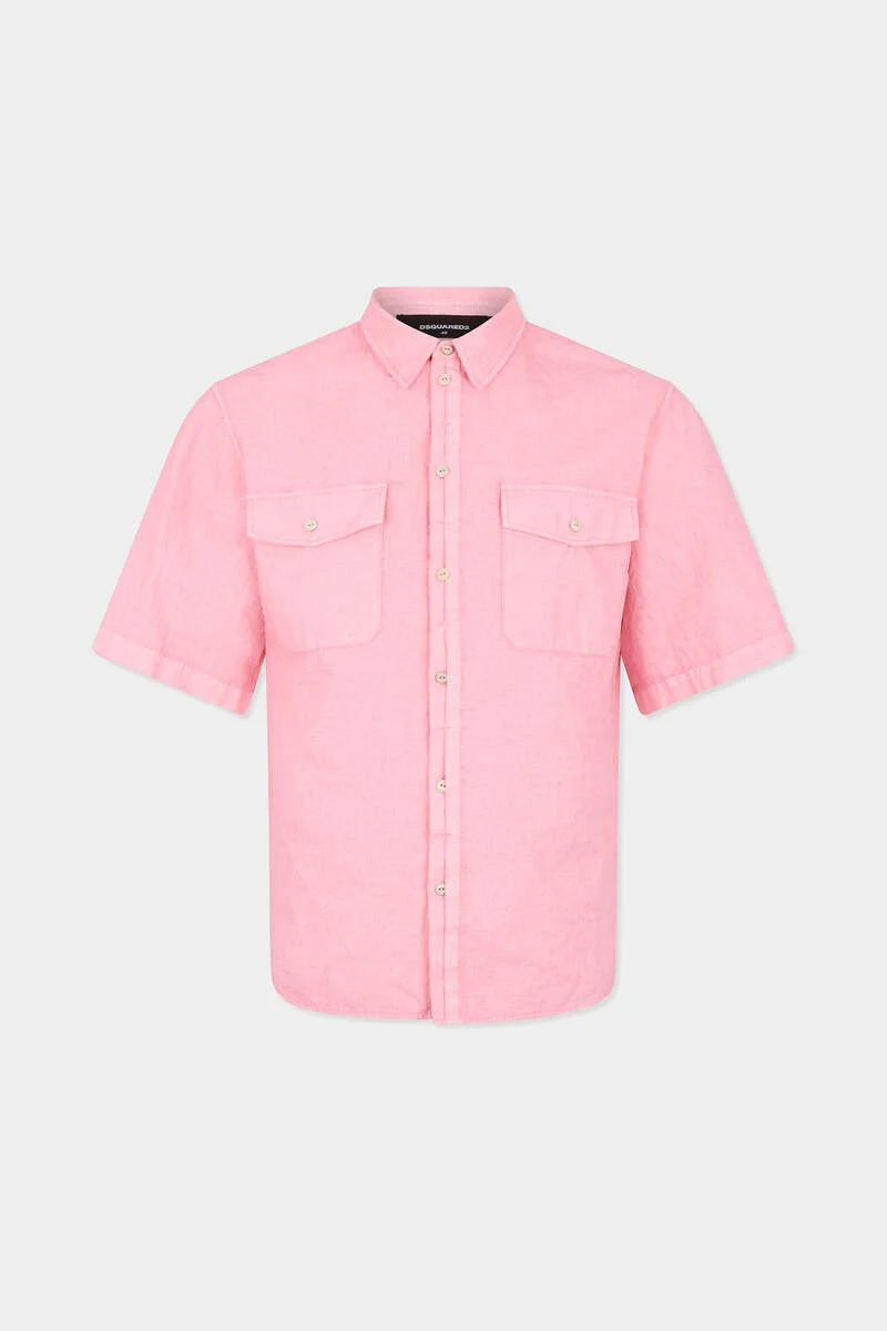 LINEN SHORT SLEEVES SHIRT - 1