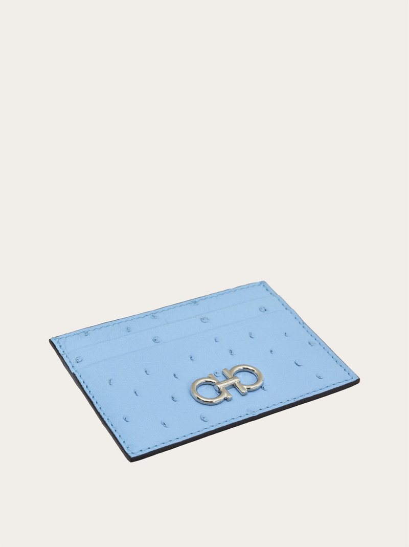 FERRAGAMO Gancini credit card holder outlook