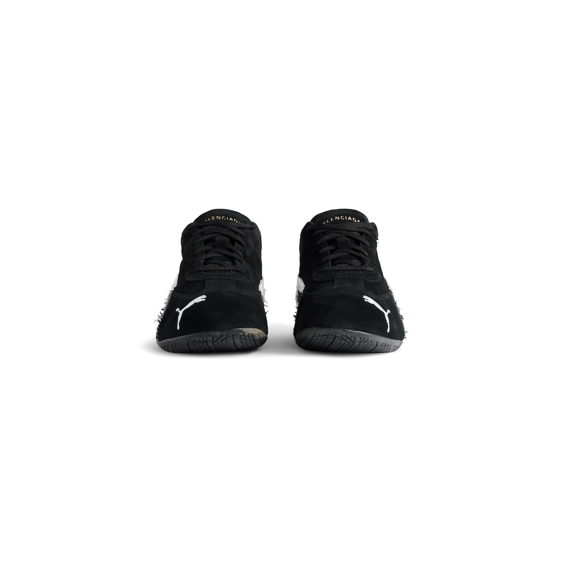 Speedcat Suede Balenciaga in Black/white - 3