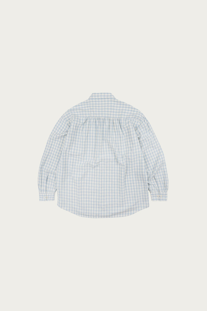 FrizmWORKS Melange Check Work Shirt - Sky outlook