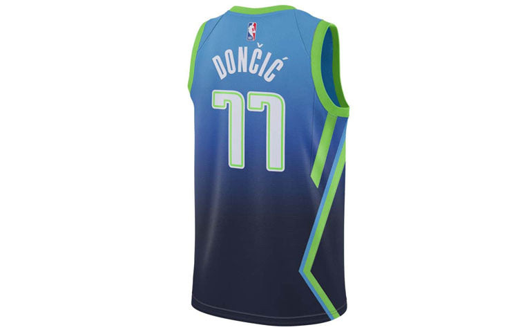 Men's Nike NBA City Limited SW Fan Edition 19-20 Season Dallas Mavericks 77 Doncic Basketball Jersey - 2