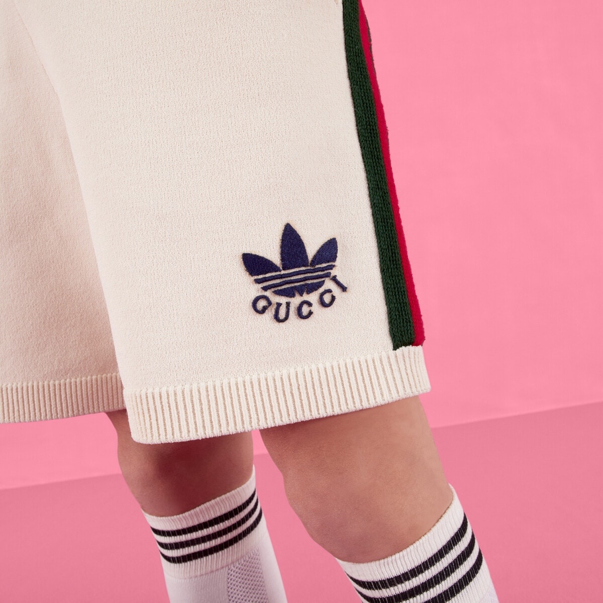 adidas x Gucci elastic viscose shorts - 4