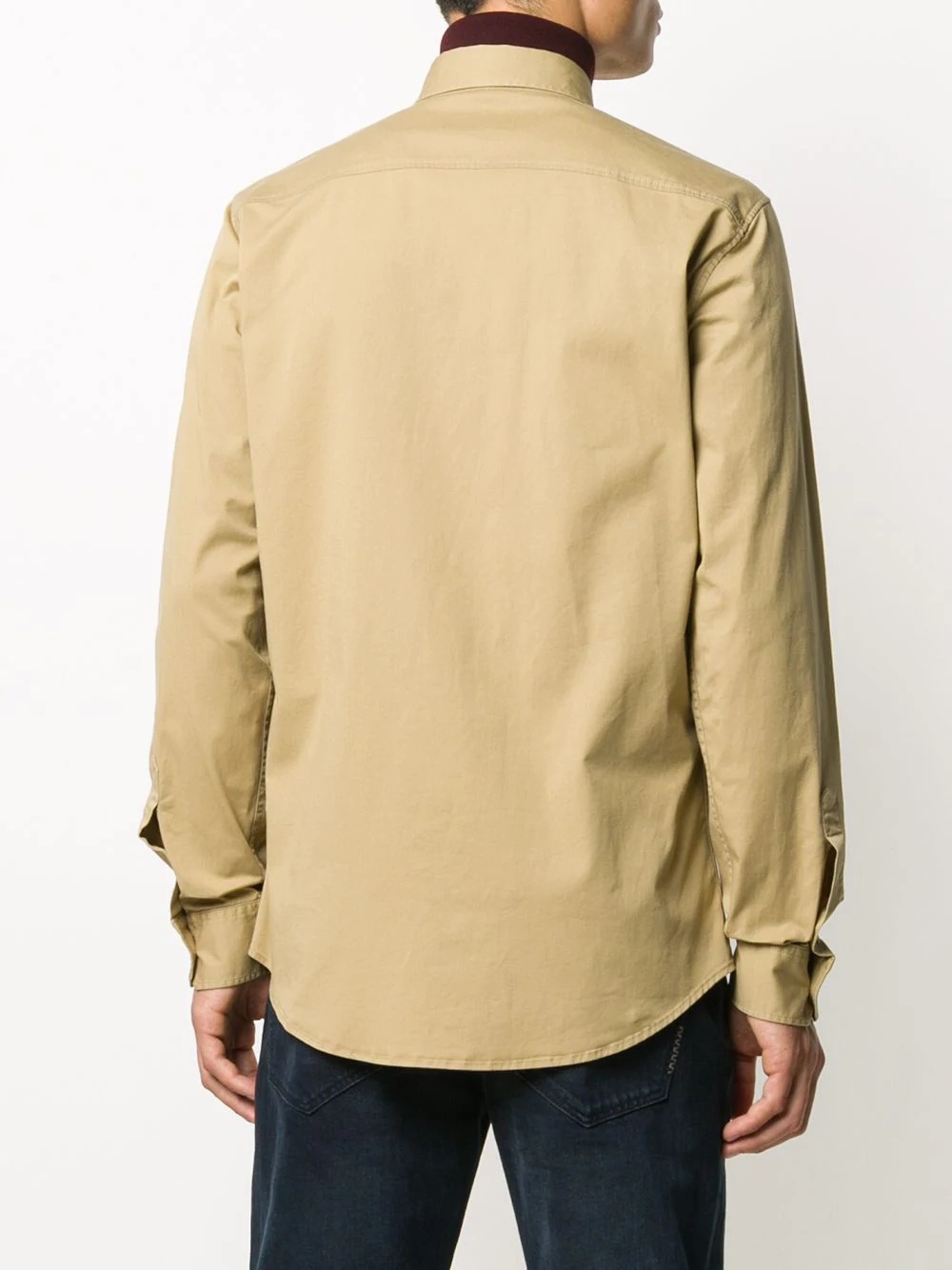 utility shirt with collar detailing - 4