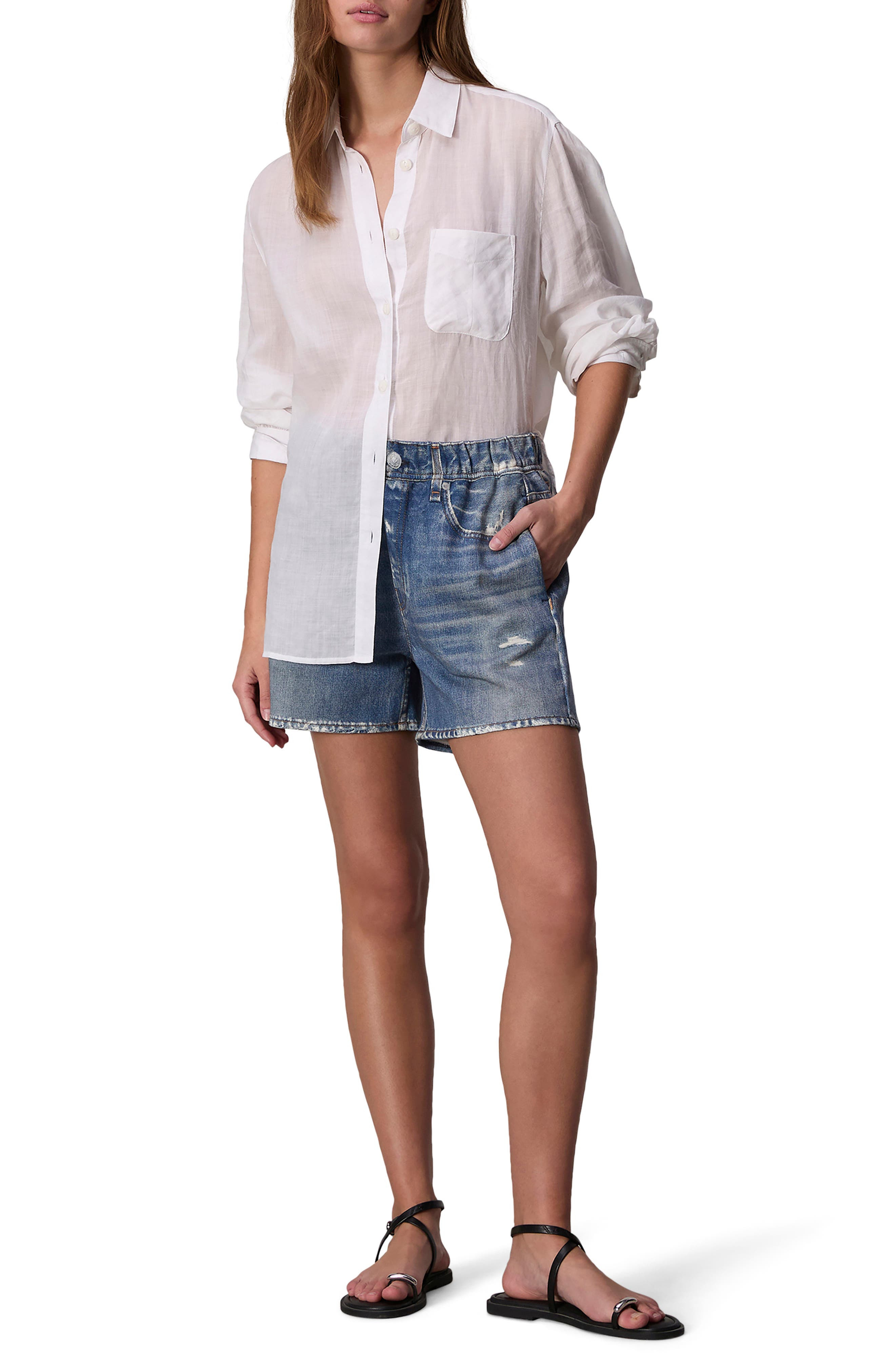 rag & bone Miramar Cotton Terry Walking Shorts in Brooke at Nordstrom - 6