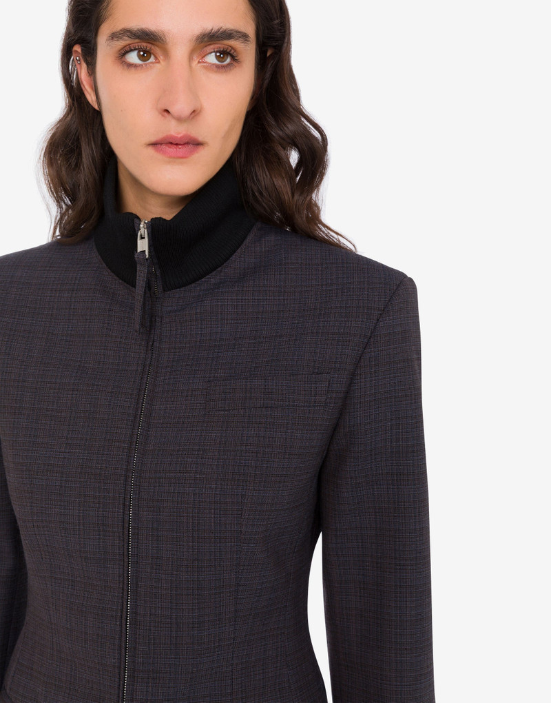 STRETCH WOOL BLEND CLOTH JACKET 3