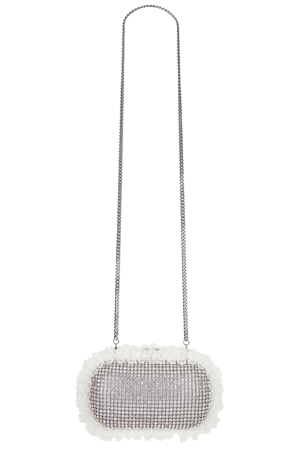 x Christopher Kane Crystal Lace Detail Clutch - 5