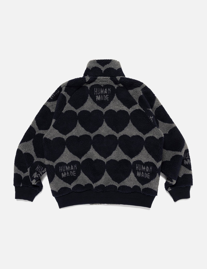 Human Made HEART FLEECE JACKET outlook