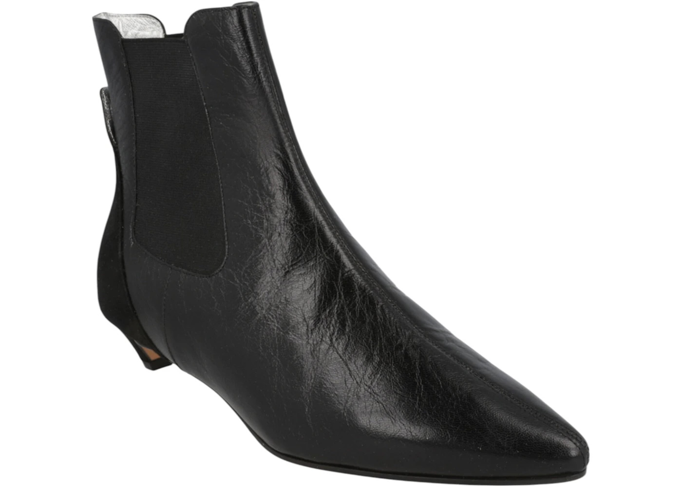 Givenchy Leather Chelsea Ankle Booties Black (Women's) - 2