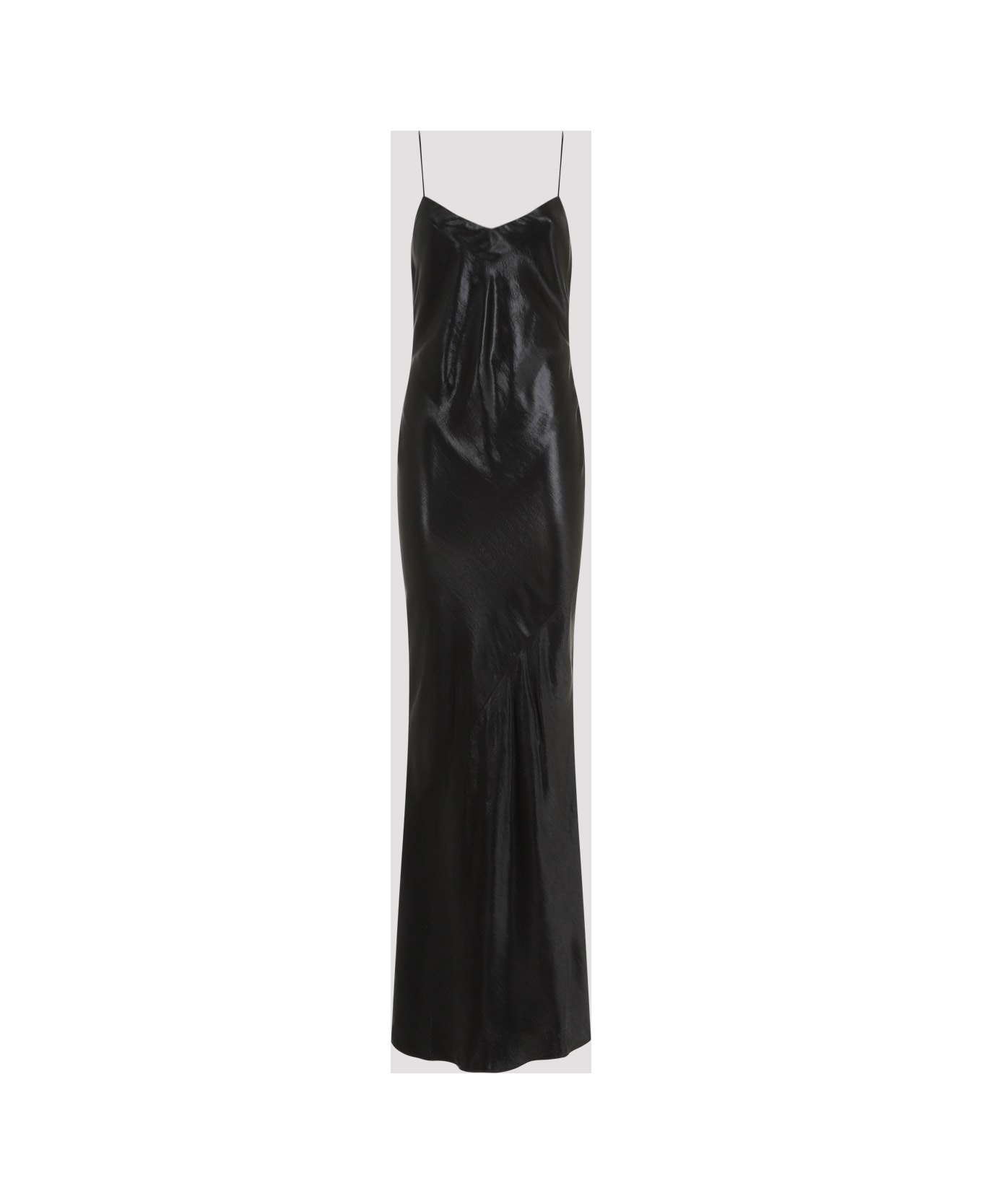 Satin Long Dress - 3