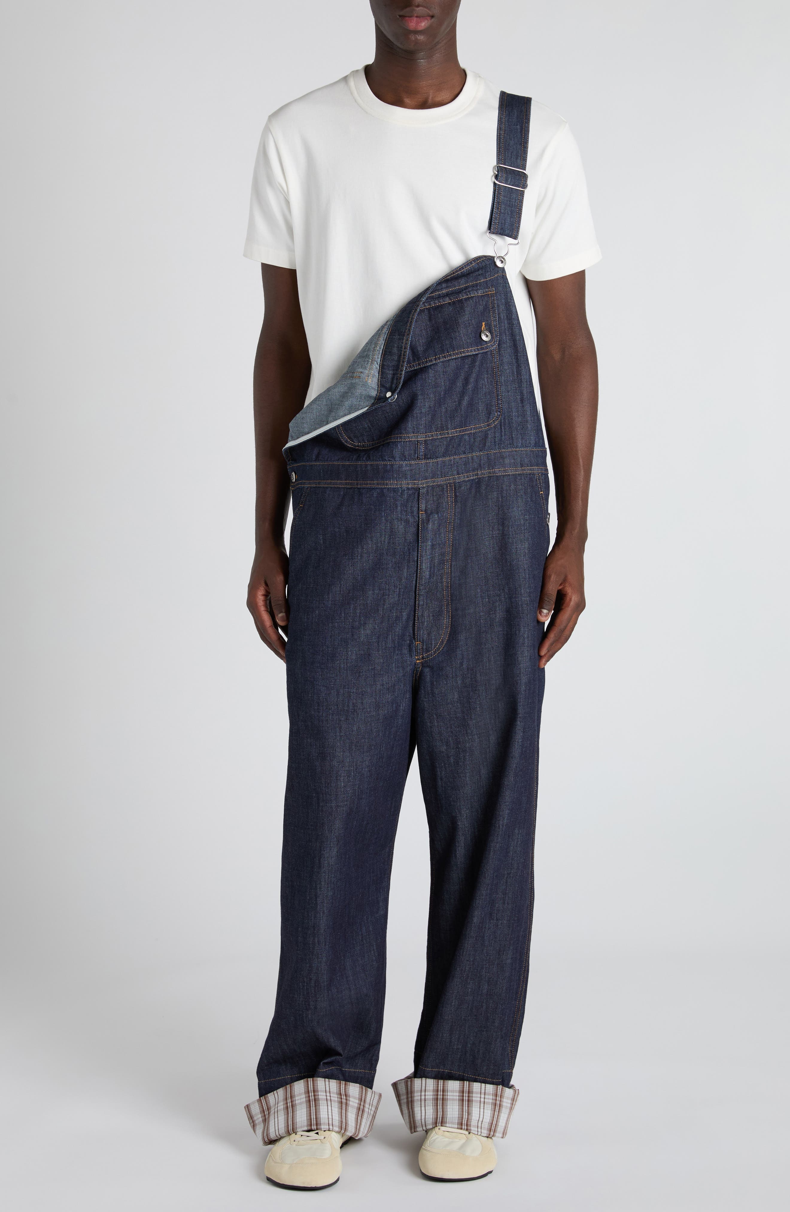 Bottega Veneta Denim Overalls in 4245 Indigo at Nordstrom - 3