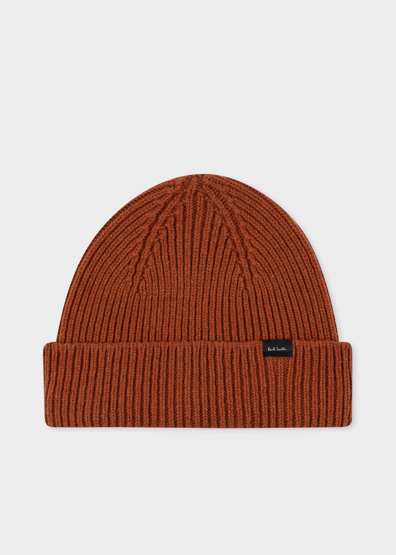 Cashmere-Blend Ribbed Beanie Hat - 1