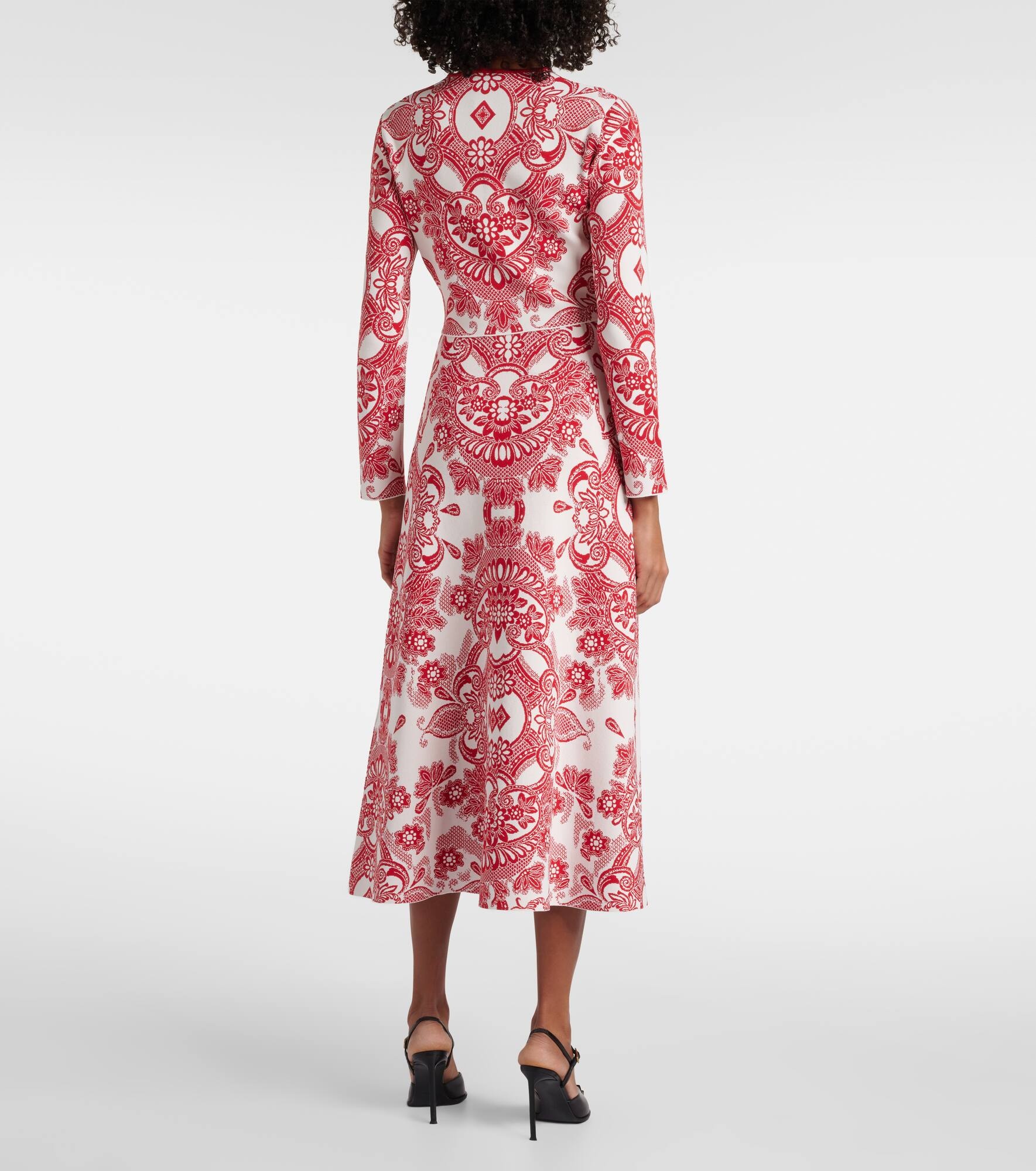 Paisley cropped cardigan - 3