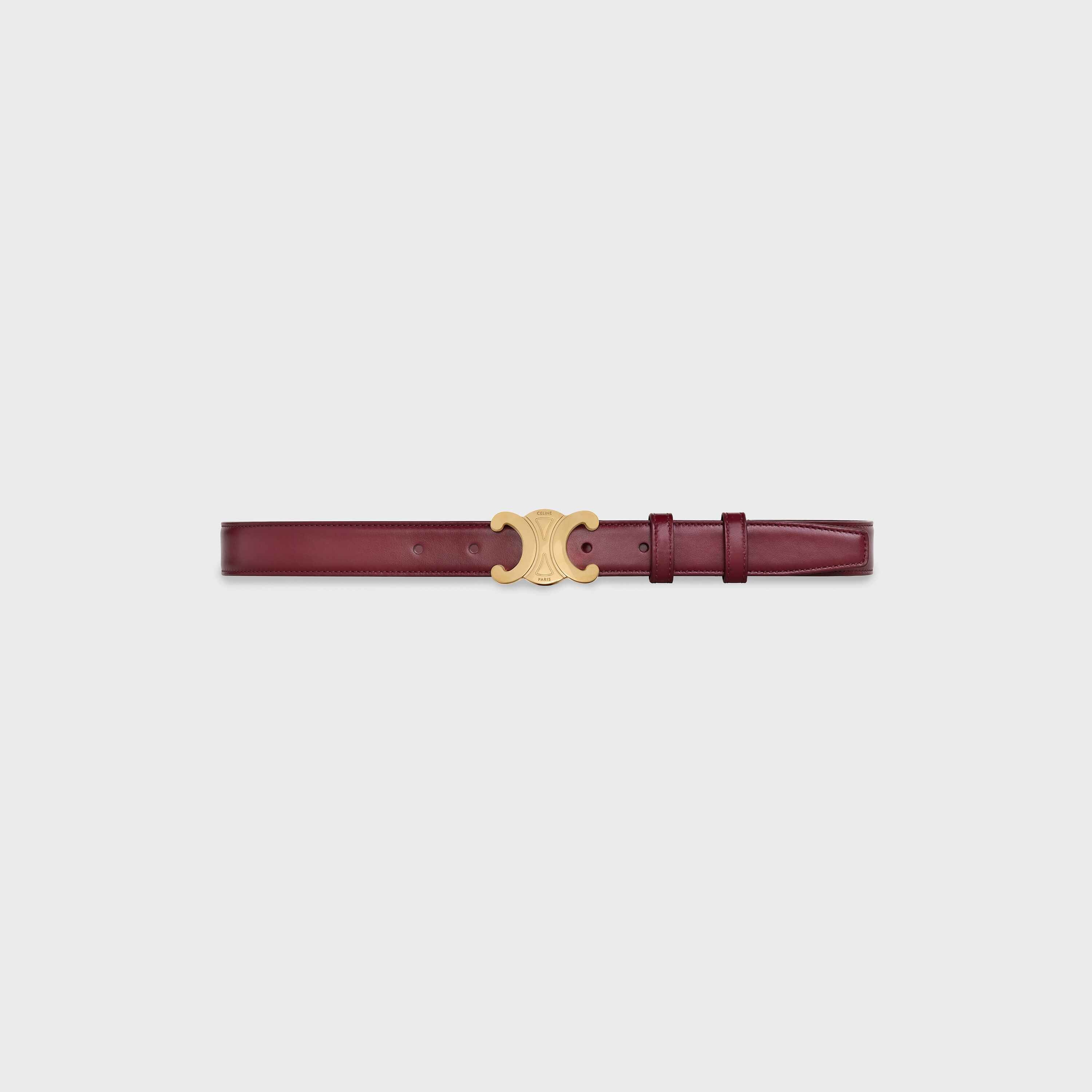 CELINE Triomphe Belt in Smooth Calfskin | REVERSIBLE