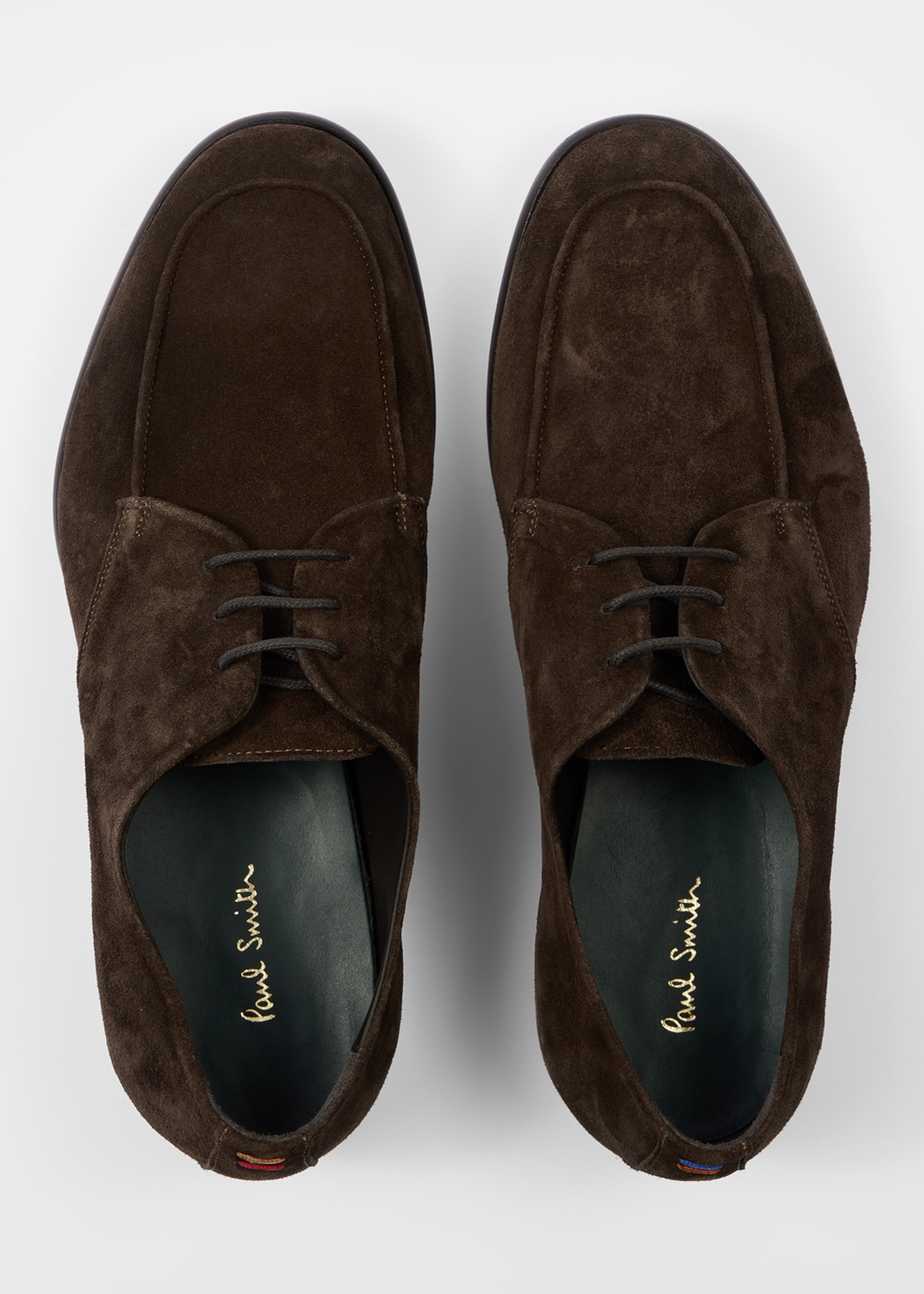 Chocolate Brown Suede 'Carlo' Shoes - 5