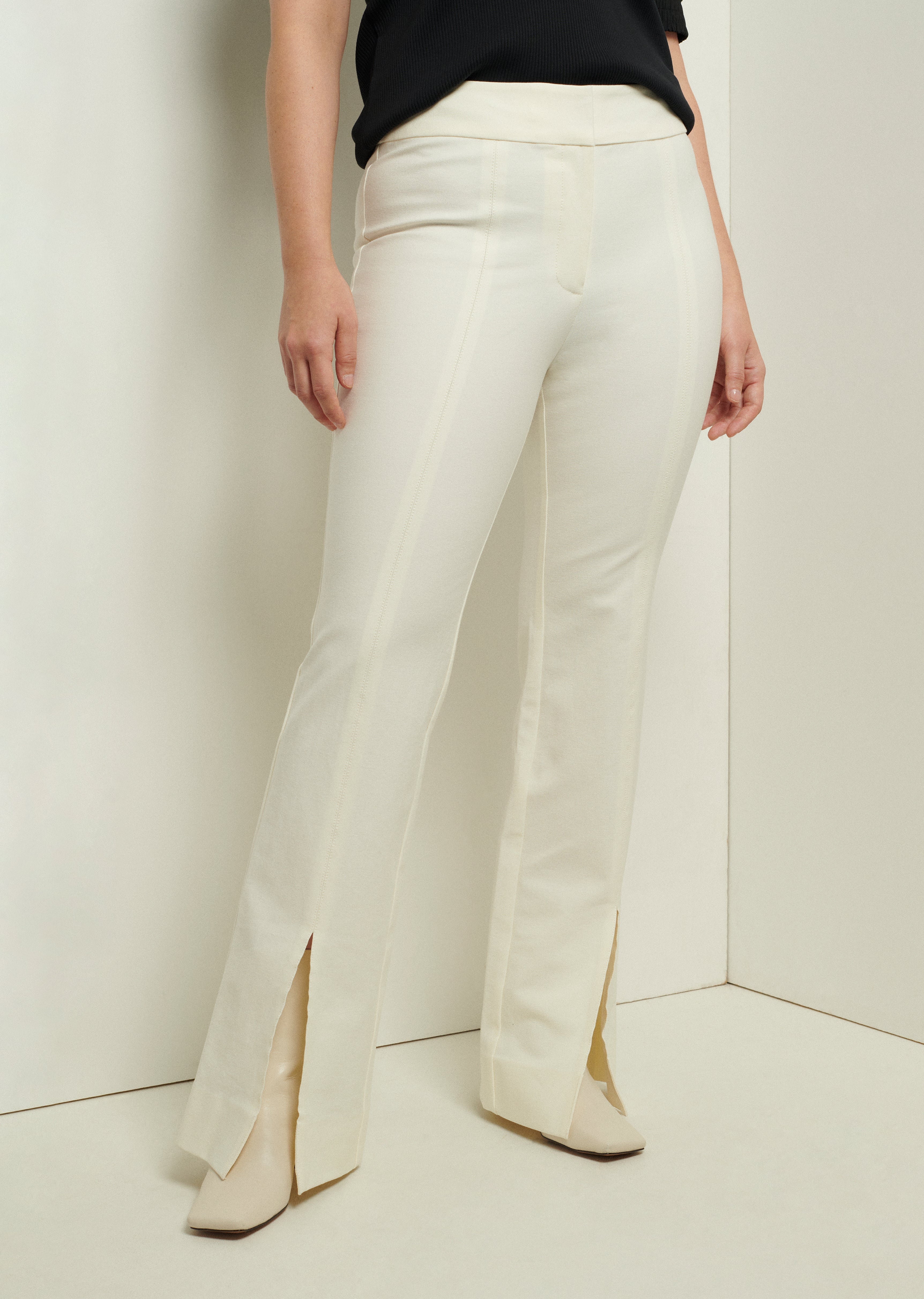 MAEVE FRONT SLIT TROUSERS - 4
