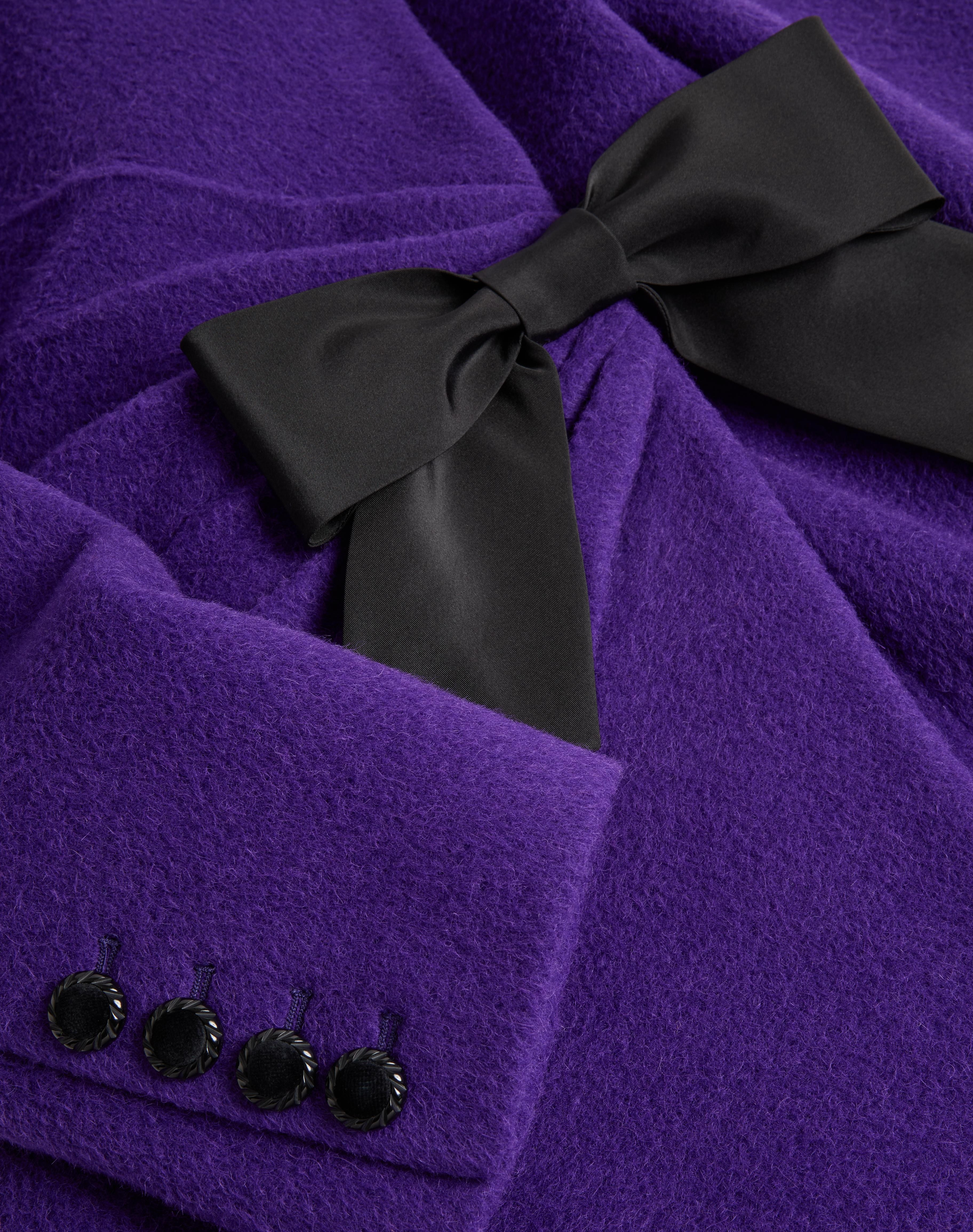 VELOUR PEACOAT - 7