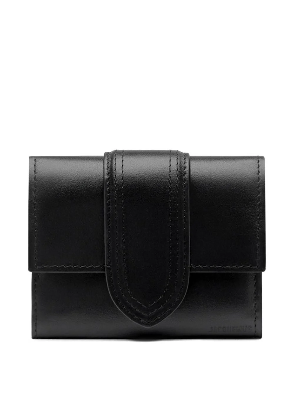 leather flap wallet - 1