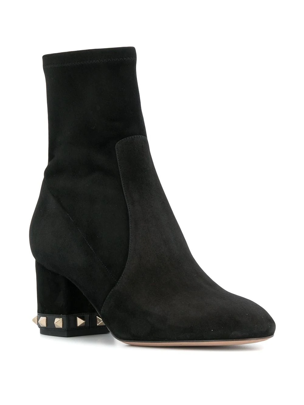 Rockstud ankle boots - 3