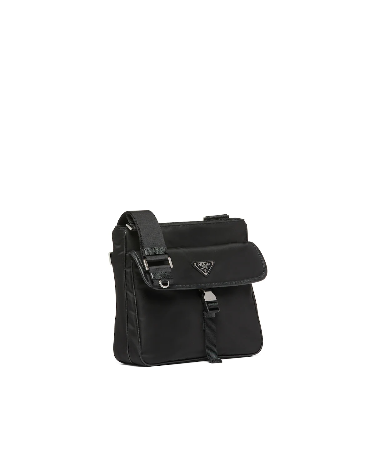 Re-Nylon and Saffiano leather shoulder bag - 2