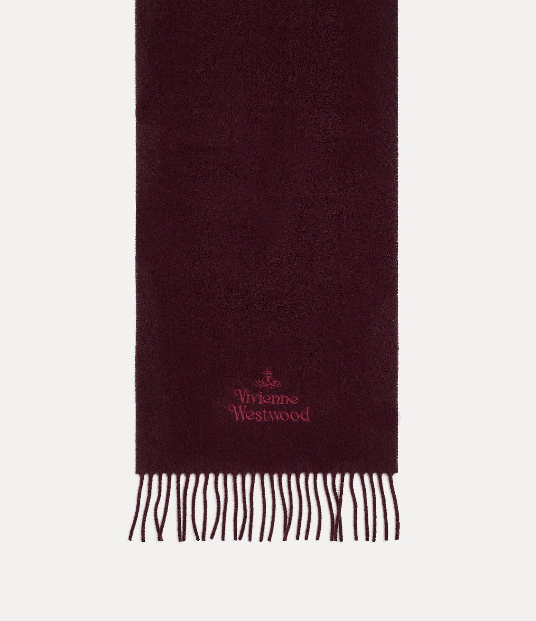 EMBROIDERED LAMBSWOOL SCARF - 2