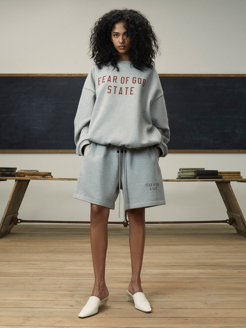 ESSENTIALS Fleece Soccer Short outlook