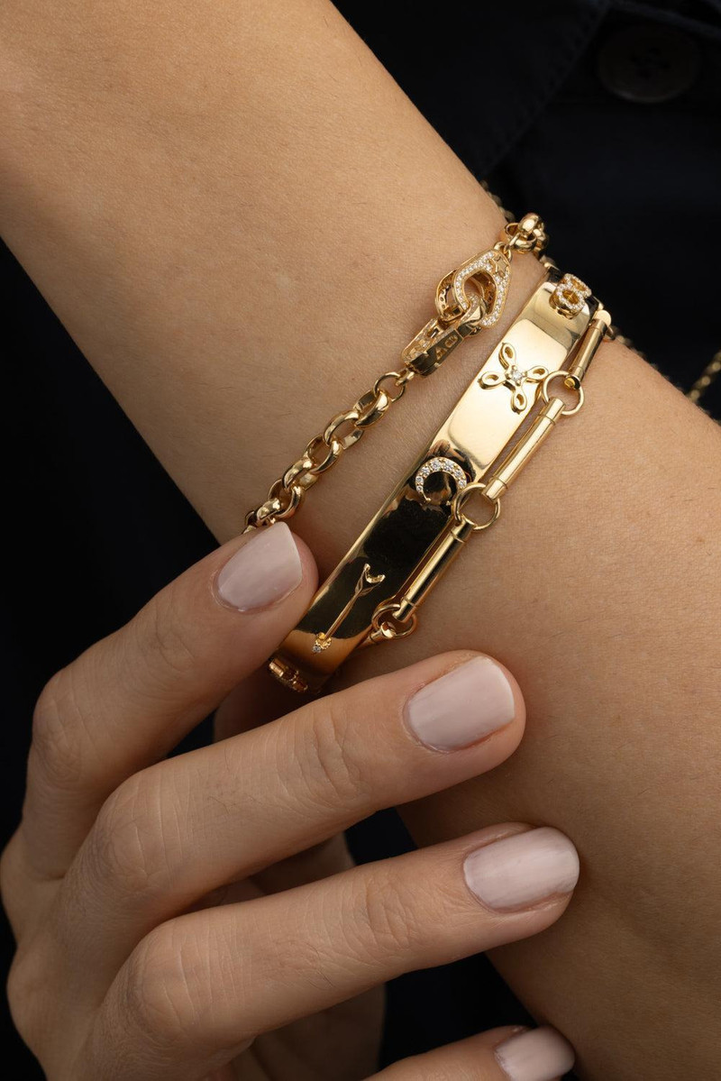 Sister Hook - Heavy Diamond Belcher Bracelet 4