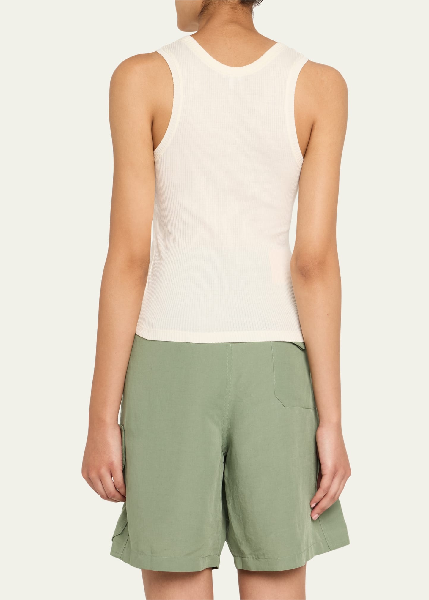 Anagram Logo Ribbed Tank Top - 3