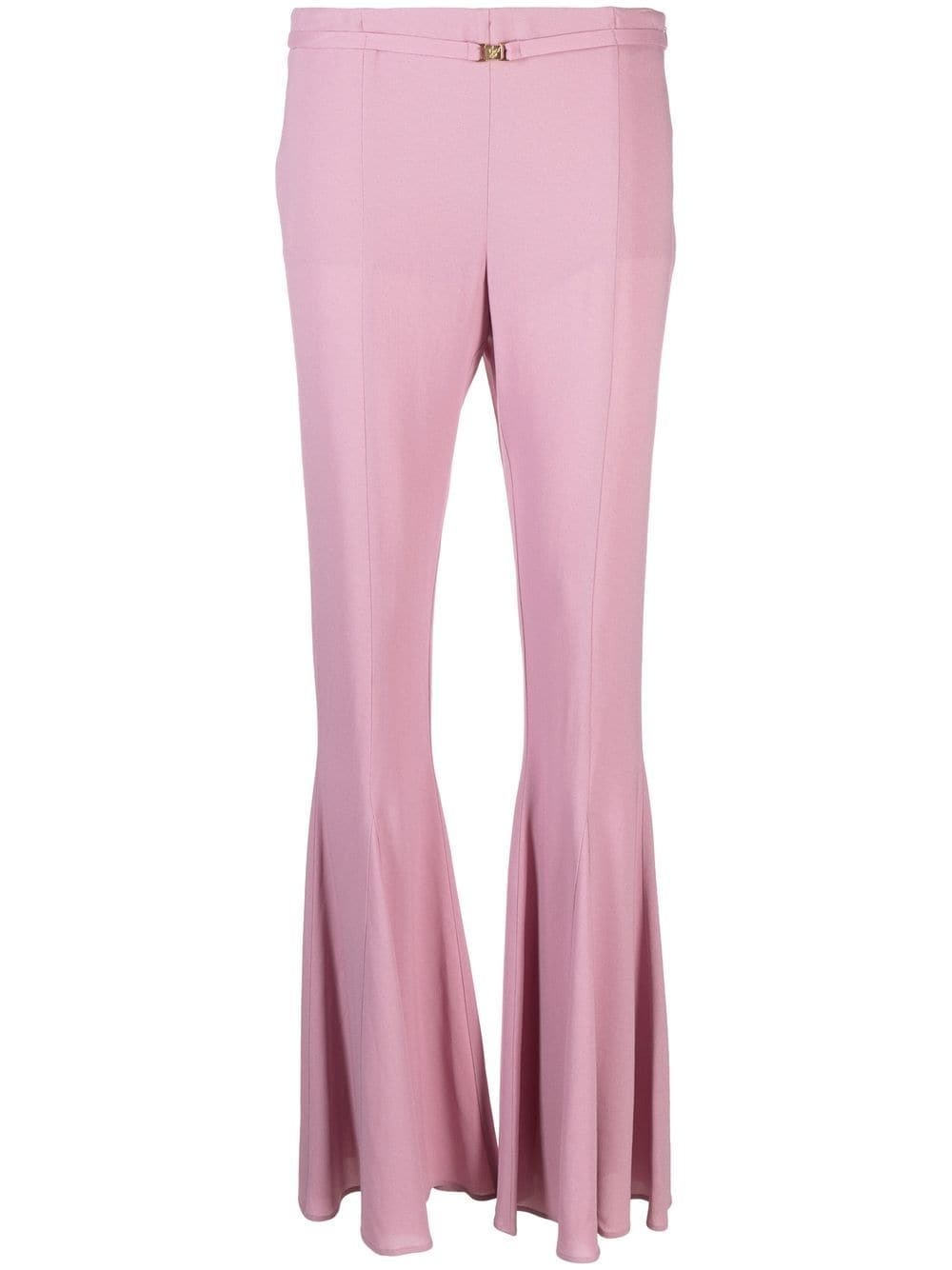 mid-rise flared trousers - 1