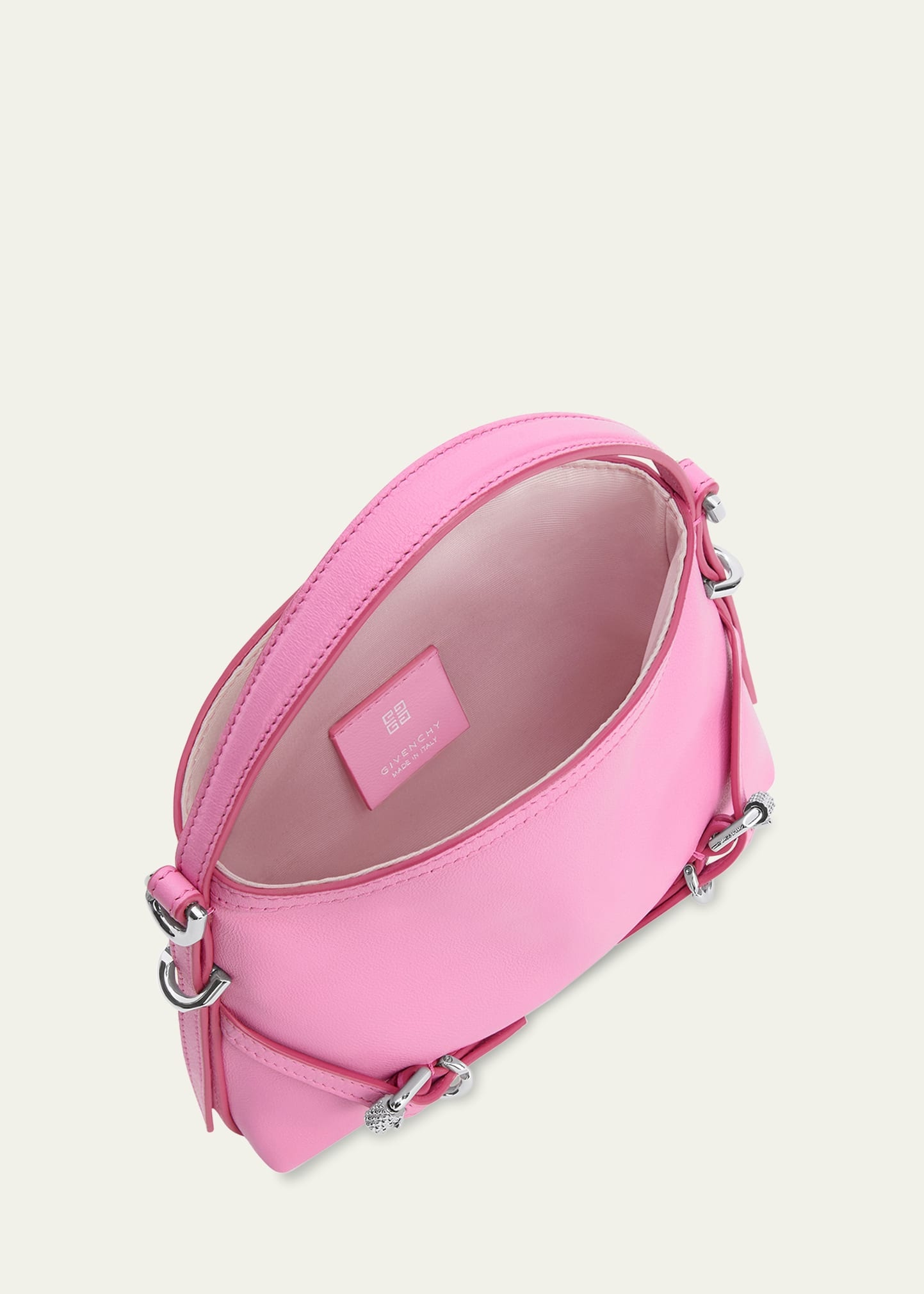 Voyou Nano Top-Handle Bag in Leather - 3