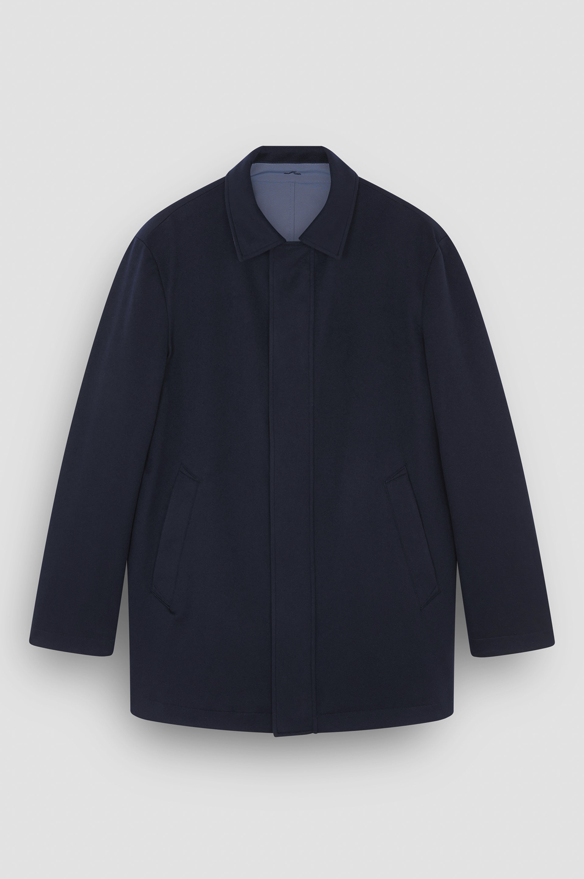 REVERSIBLE CARCOAT IN CASHMERE AND TYPHOON® - 7
