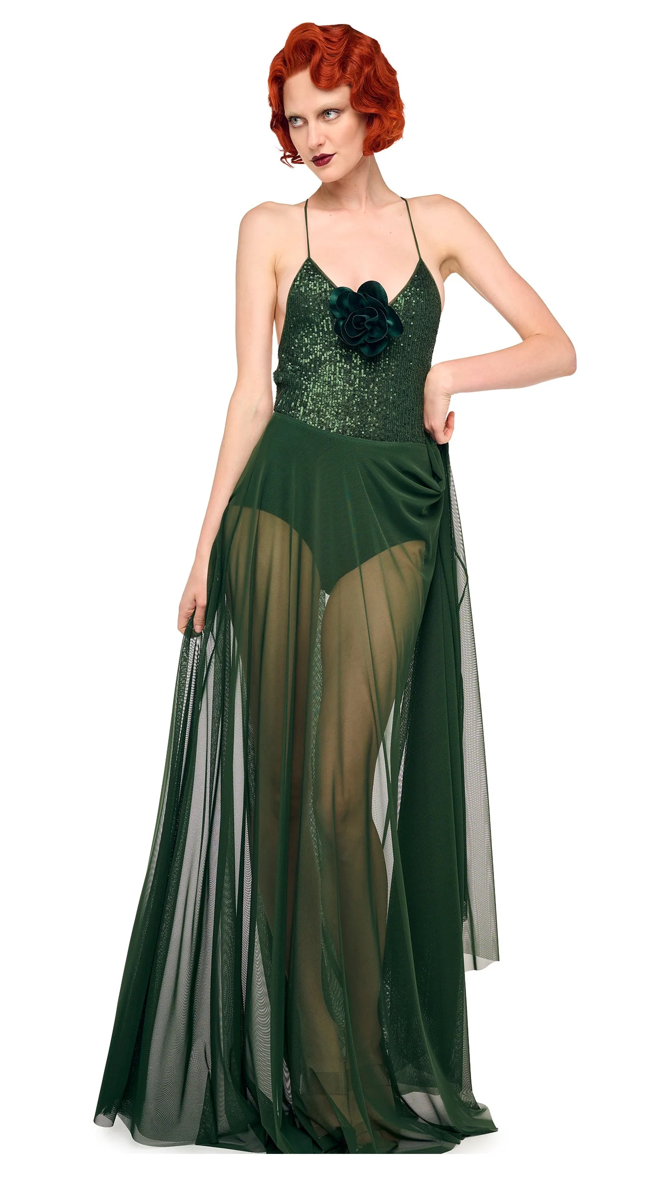 FLARED SKIRT TO FLOOR - 1