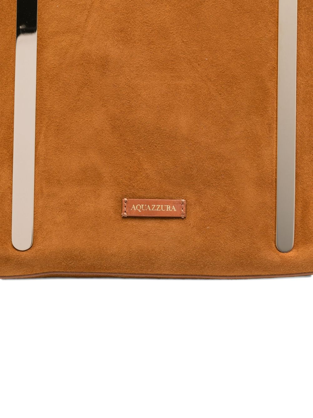 Muse knotted-handle suede tote bag - 4