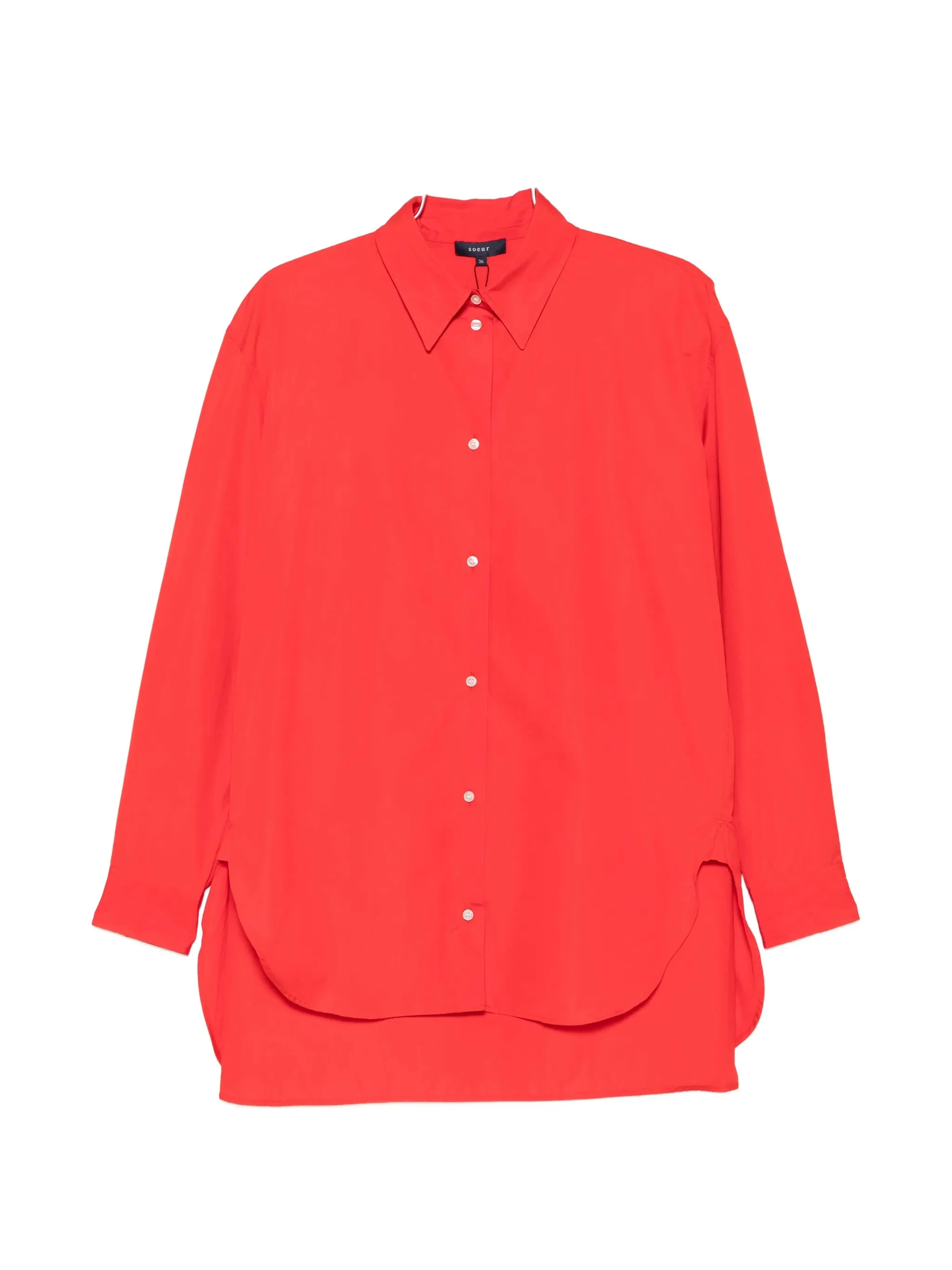 Soeur Grenade Curved-hem Shirt - 1
