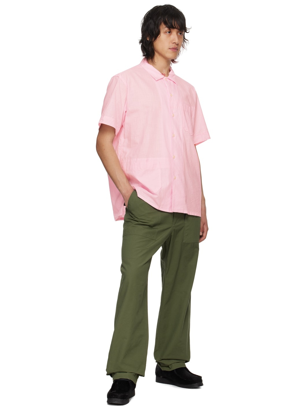 Pink Patch Pocket Shirt - 4