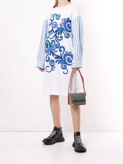 Marni Tornado print short dress  outlook