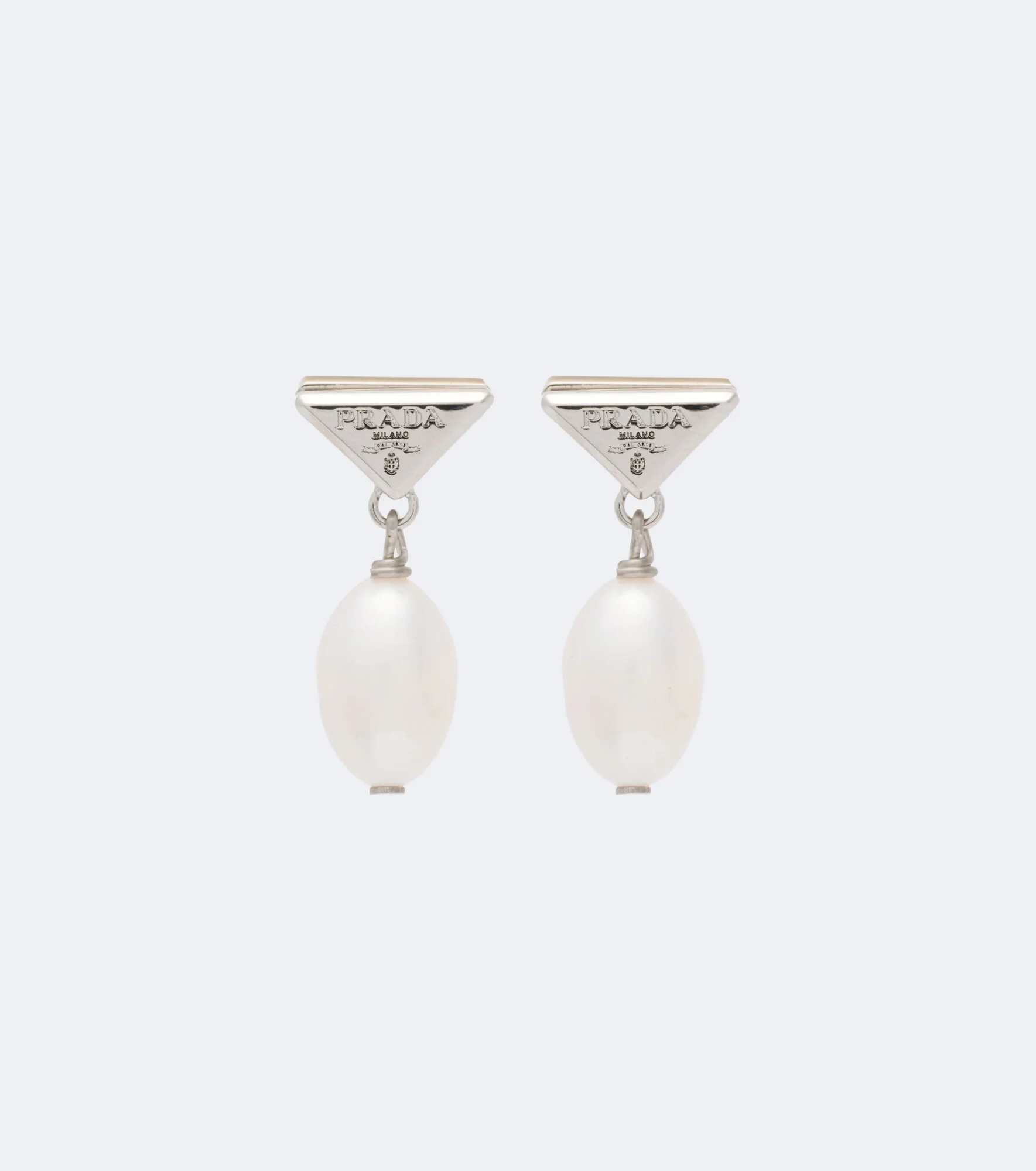 Logo pearl earrings - 1