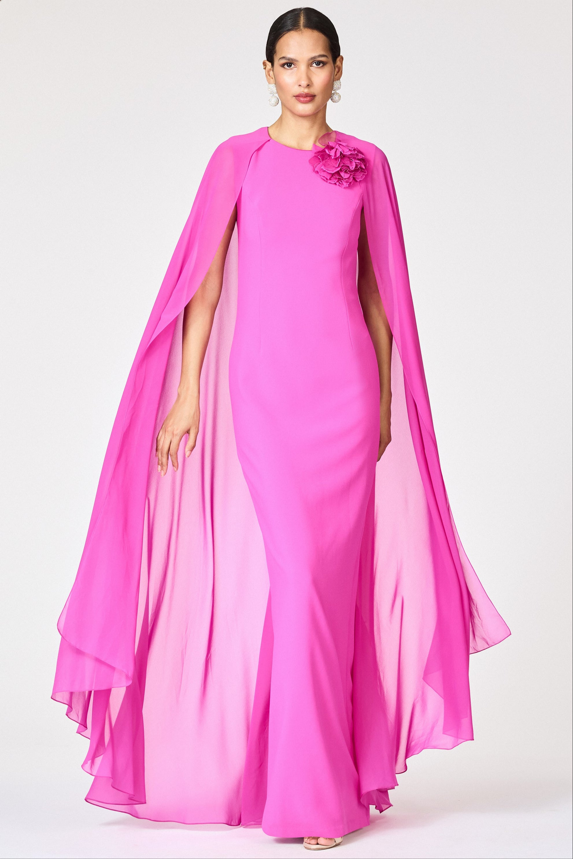 CHIARA GOWN - CERISE - 2