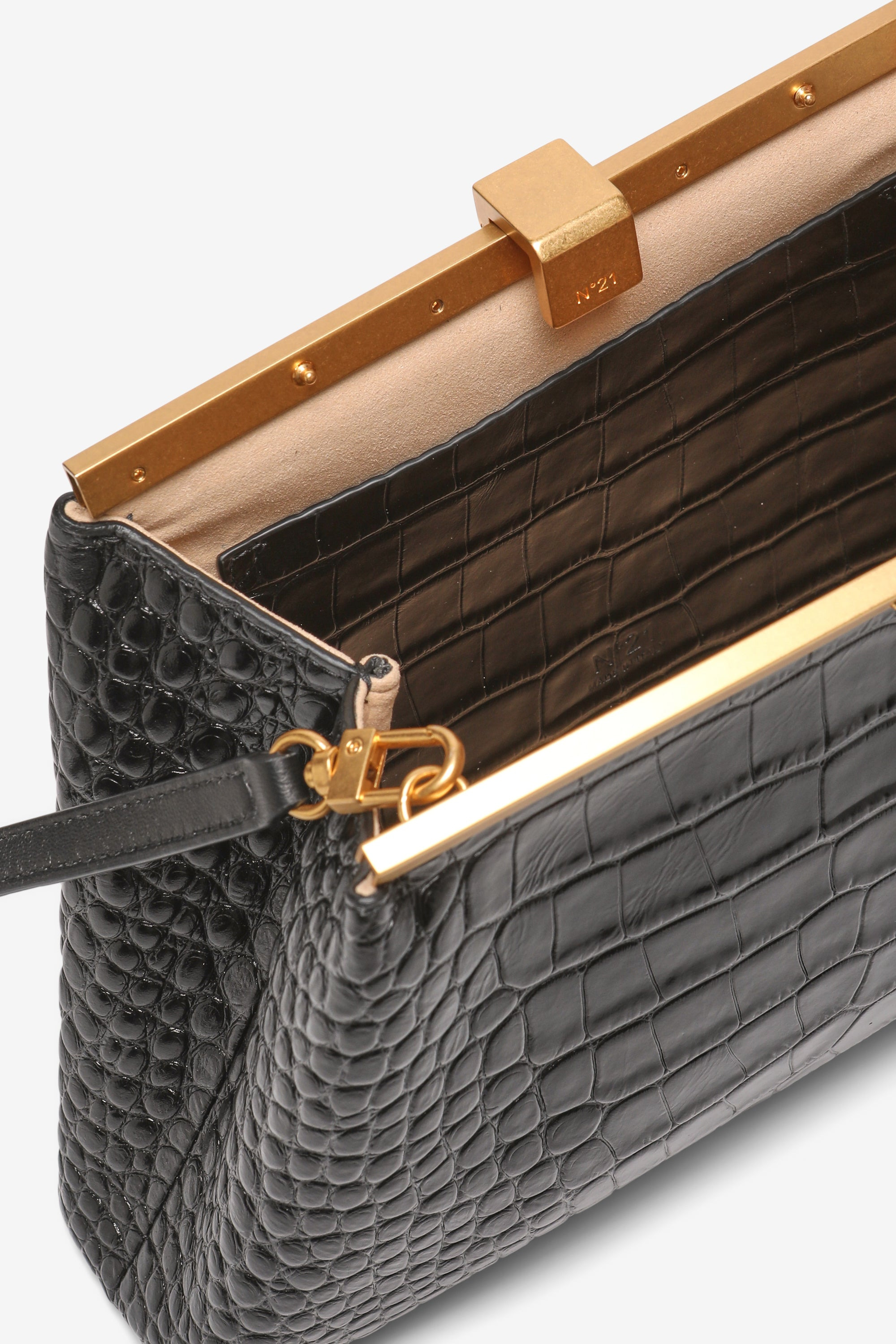 PUFFY JEANNE BAG IN CROC PRINT - 4