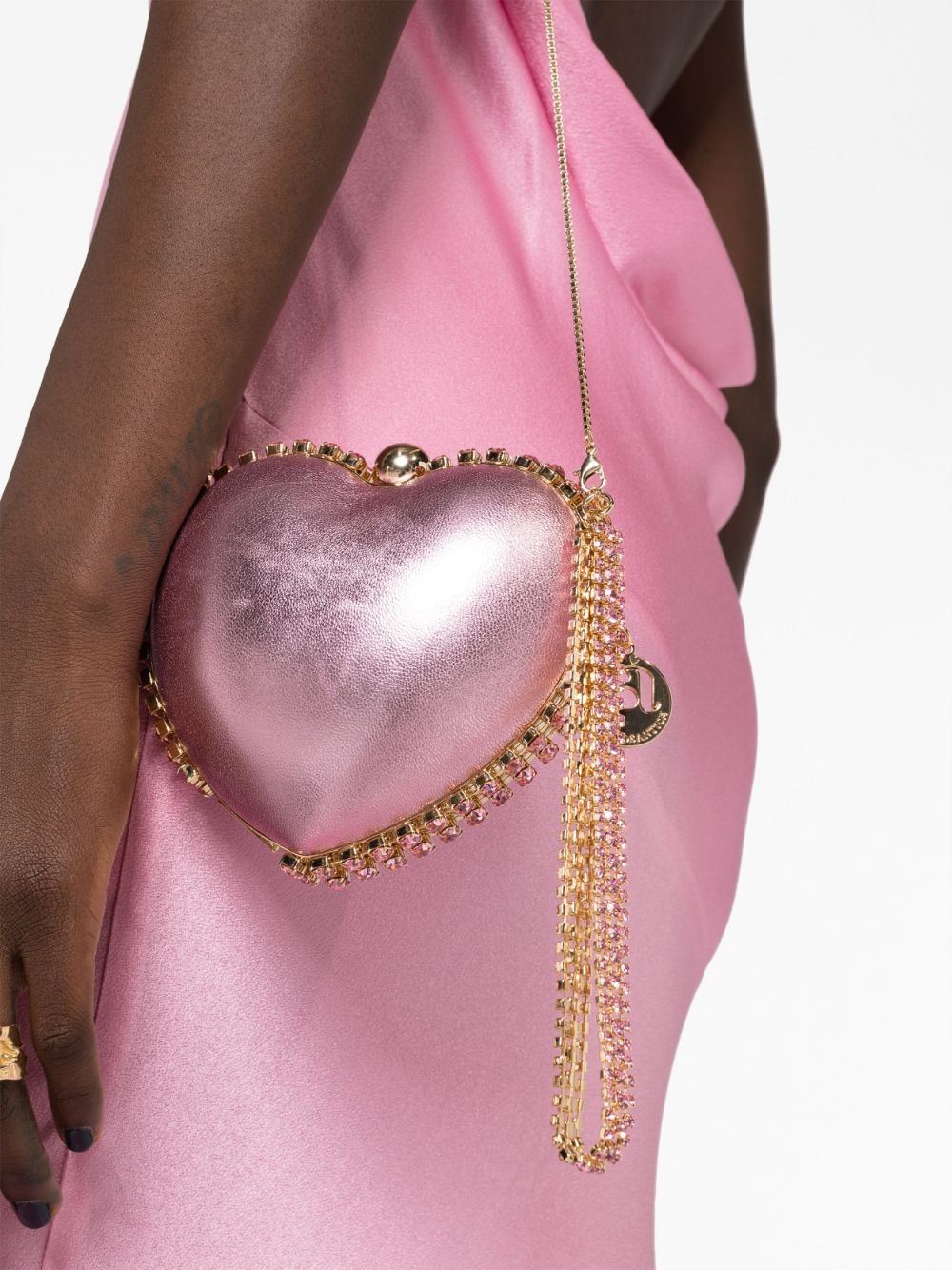 Cupido Love-Heart leather bag - 3