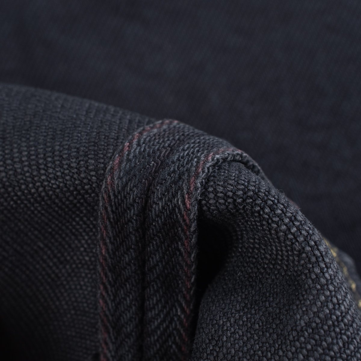 IH-1955S-OD 21oz Selvedge Denim "1955" Straight Cut Jeans - Indigo Overdyed Black - 13